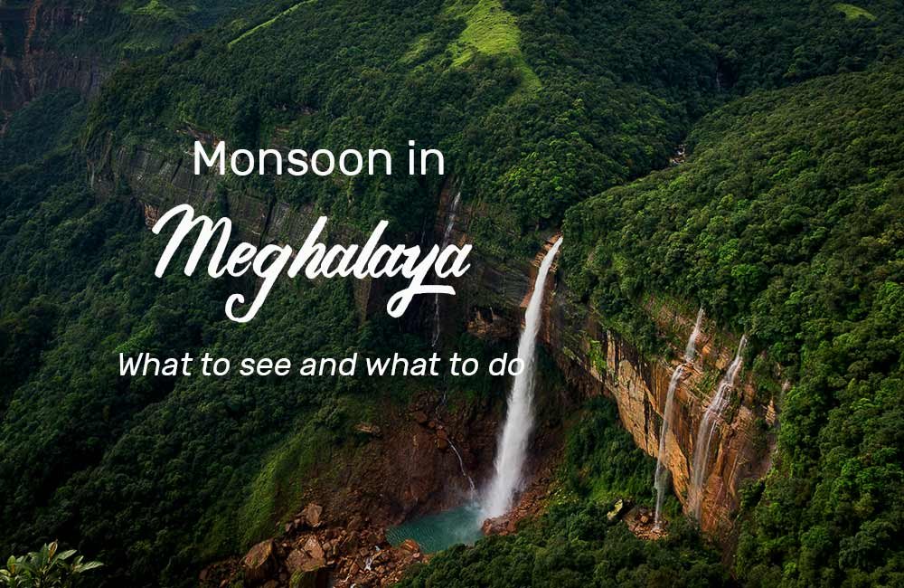 Shillong waterfalls and foggy landscapes in monsoon tour package with 4 star resorts ₹17500