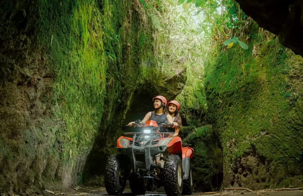 Adventure BAli tour packages from bhubaneswar with ATV ride & wildlife Safaries- White-water rafting on Ayung River in Bali, representing adventure tour package.